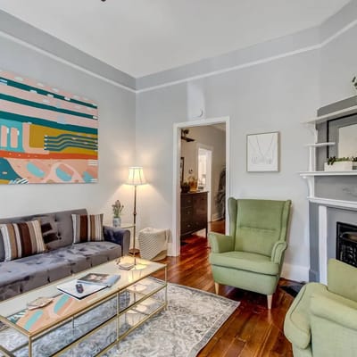 Parkside Historic Retreat | Pets, Porch & Backyard